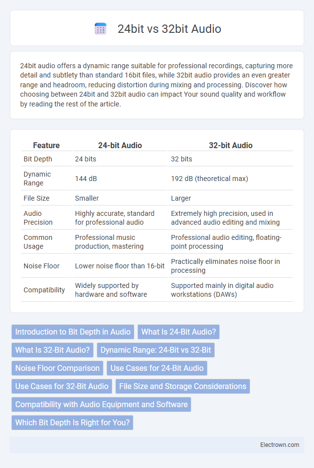 24bit vs 32bit Audio in Audio Electronics - What is The Difference?