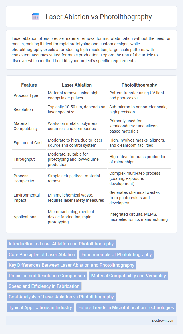 Laser Ablation vs Photolithography in Optoelectronics - What is The Difference?