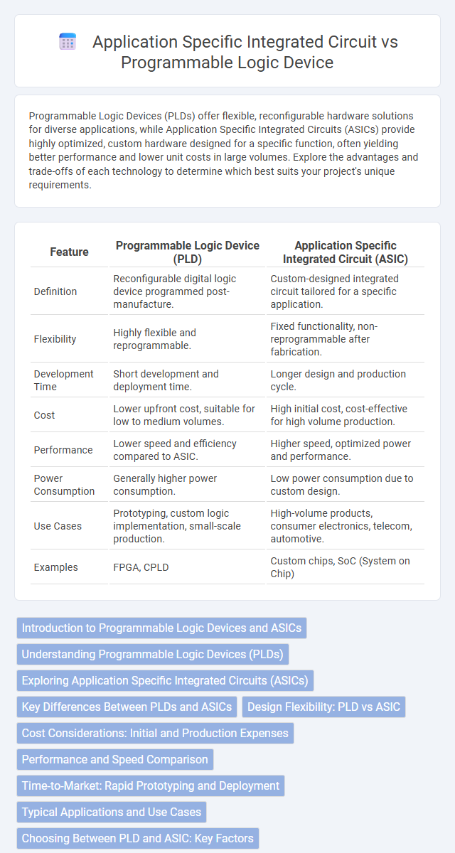 Application Specific Integrated Circuit vs Programmable Logic Device in Digital Electronics - What is The Difference?