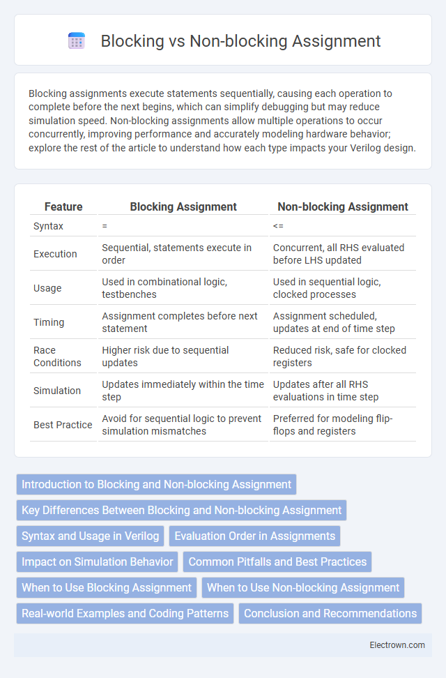 Blocking vs Non-blocking Assignment in Digital Electronics - What is The Difference?