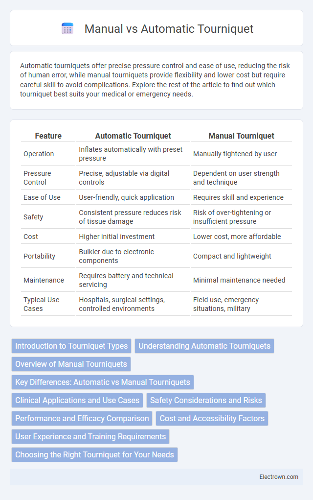 Manual vs Automatic Tourniquet in Biomedical Electronics - What is The Difference?