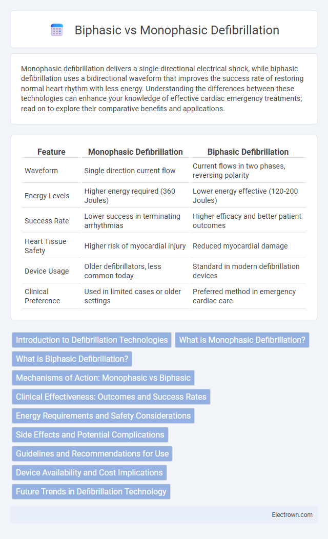 Biphasic vs Monophasic Defibrillation in Biomedical Electronics - What is The Difference?