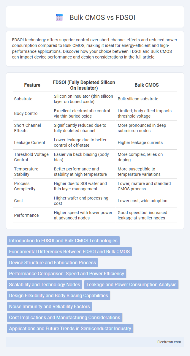 Bulk CMOS vs FDSOI in Instrumentation Electronics - What is The Difference?