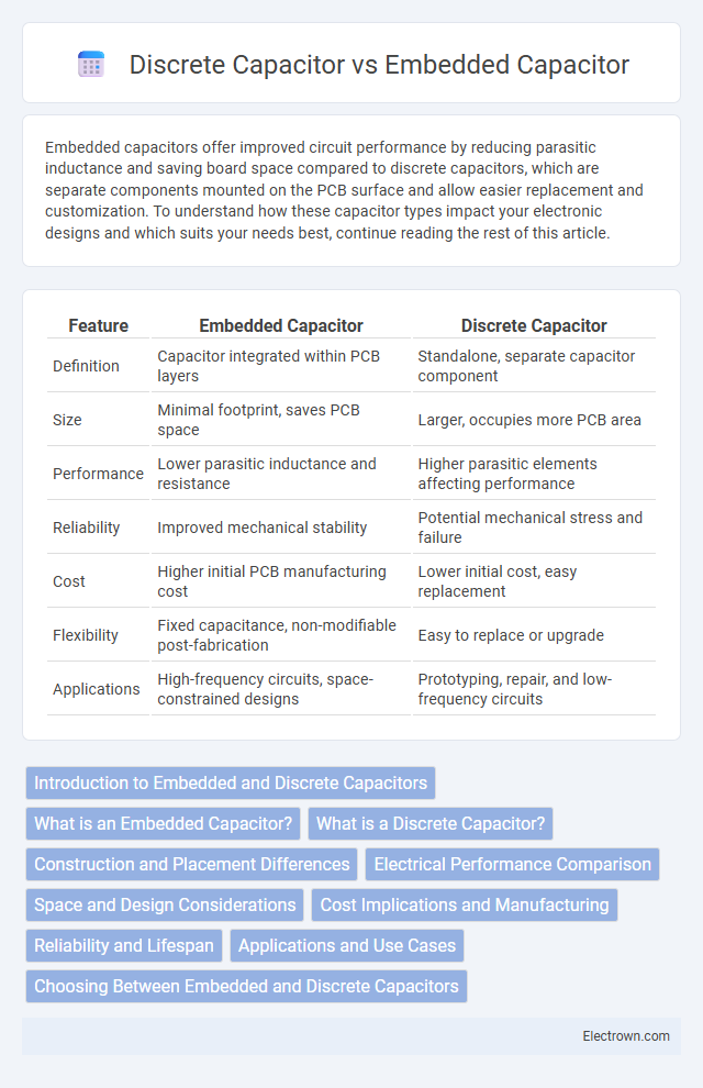 Discrete Capacitor vs Embedded Capacitor in Electronic Materials - What is The Difference?