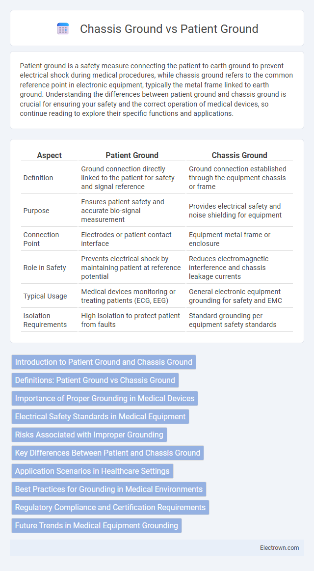 Chassis Ground vs Patient Ground in Biomedical Electronics - What is The Difference?