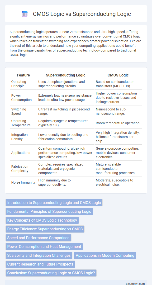 CMOS Logic vs Superconducting Logic in Quantum Electronics - What is The Difference?