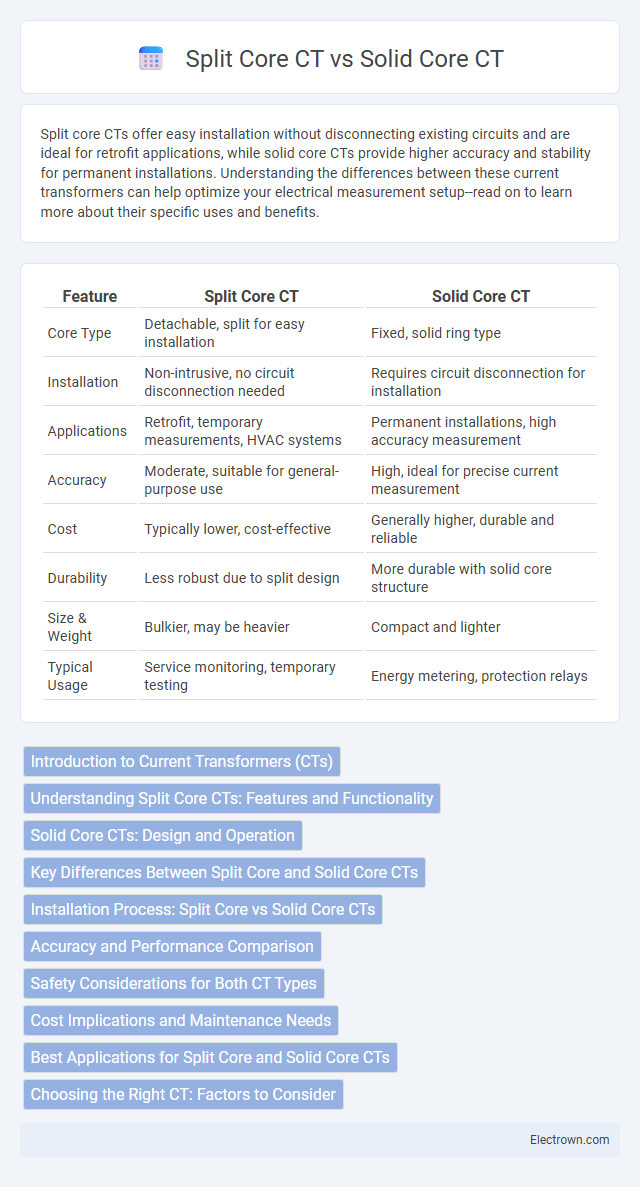 Split Core CT vs Solid Core CT in Industrial Electronics - What is The Difference?