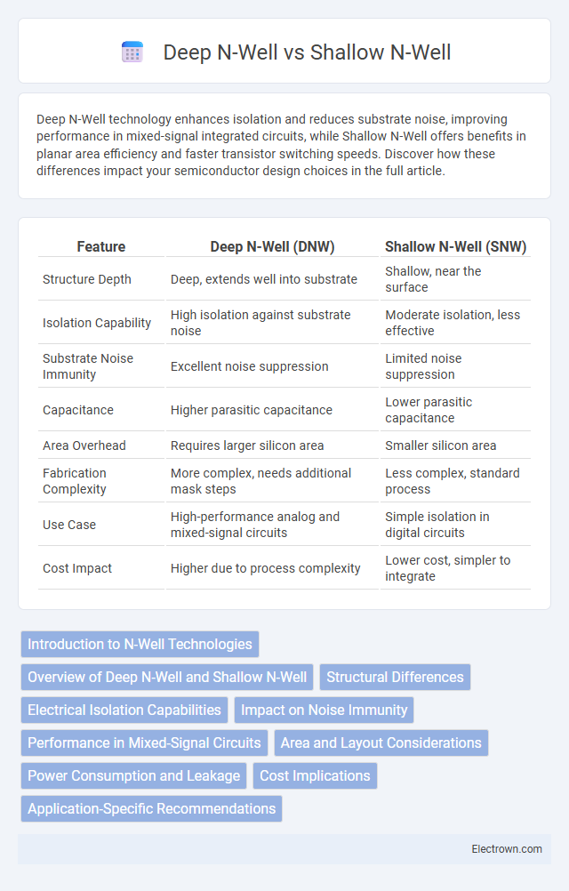 Deep N-Well vs Shallow N-Well in Microelectronics - What is The Difference?