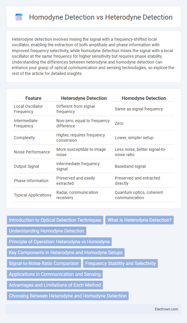 Homodyne Detection vs Heterodyne Detection in Quantum Electronics - What is The Difference?