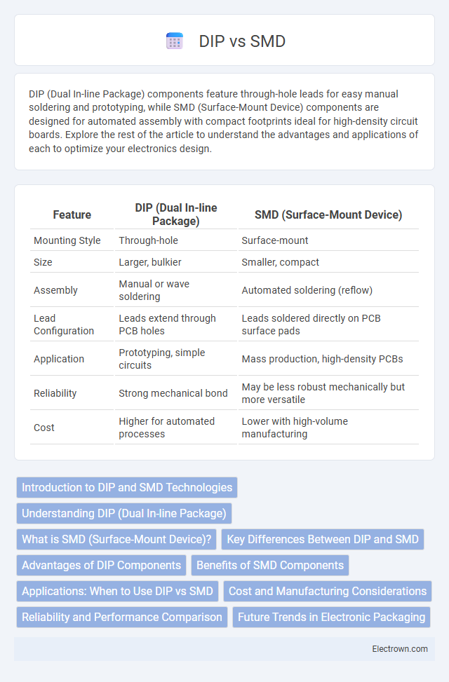 DIP vs SMD in Embedded Systems - What is The Difference?