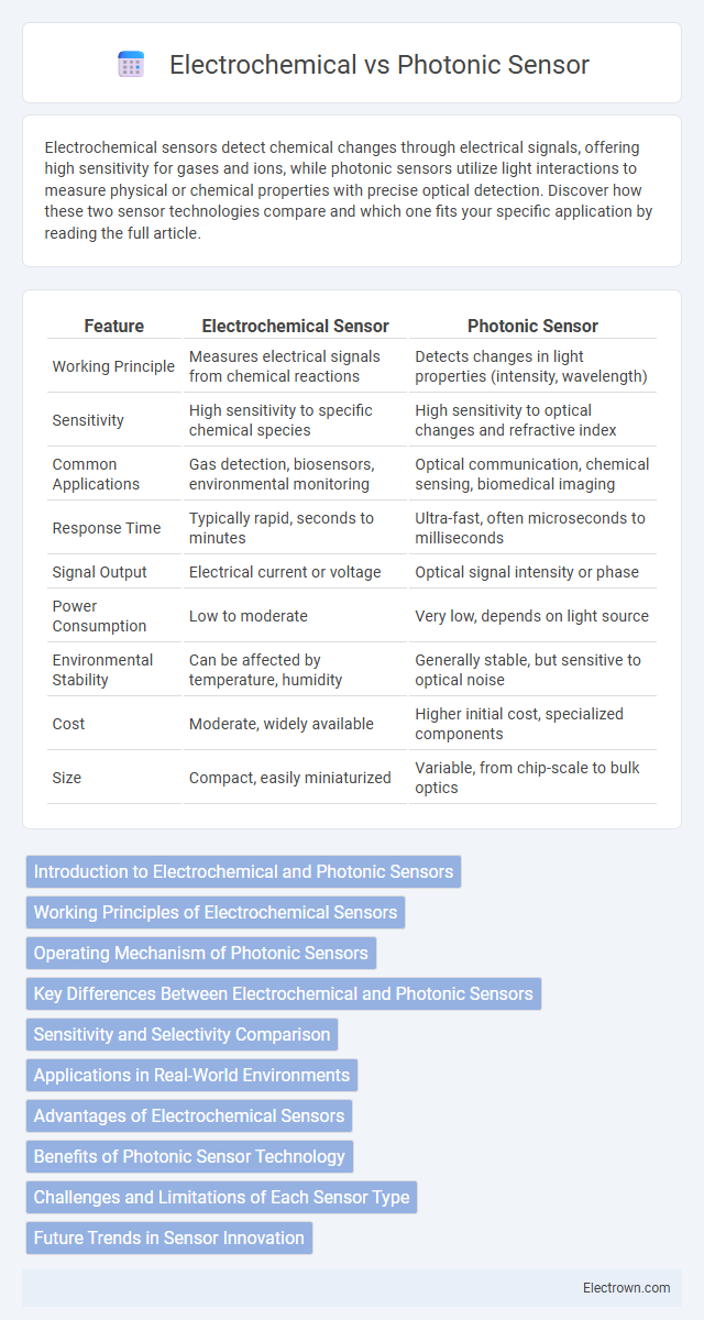 Electrochemical vs Photonic Sensor in Biomedical Electronics - What is The Difference?