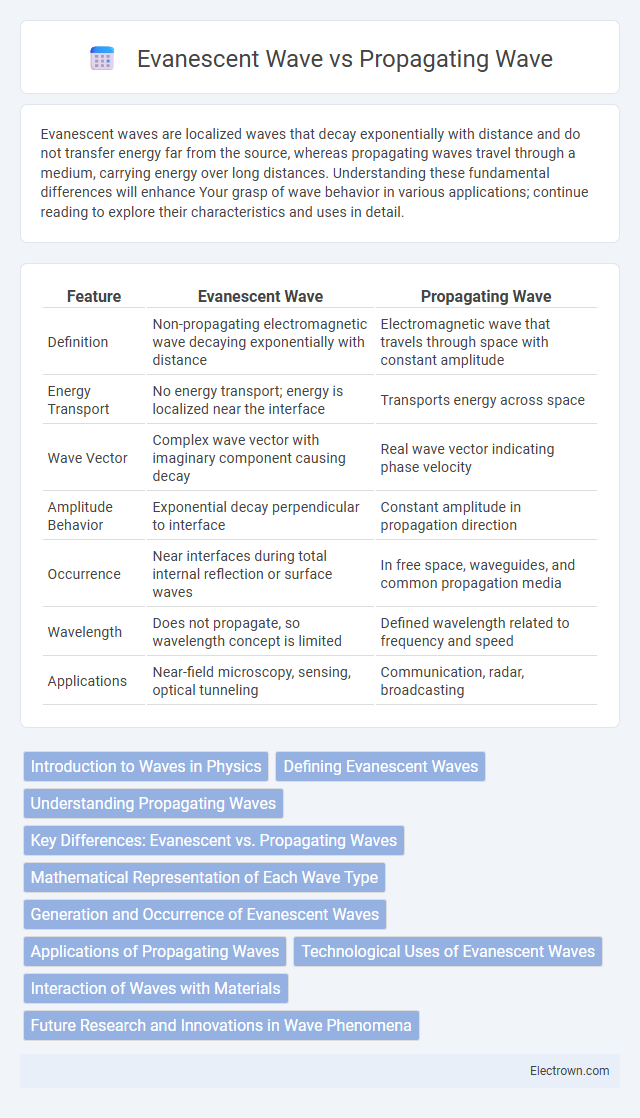 Evanescent Wave vs Propagating Wave in Quantum Electronics - What is The Difference?