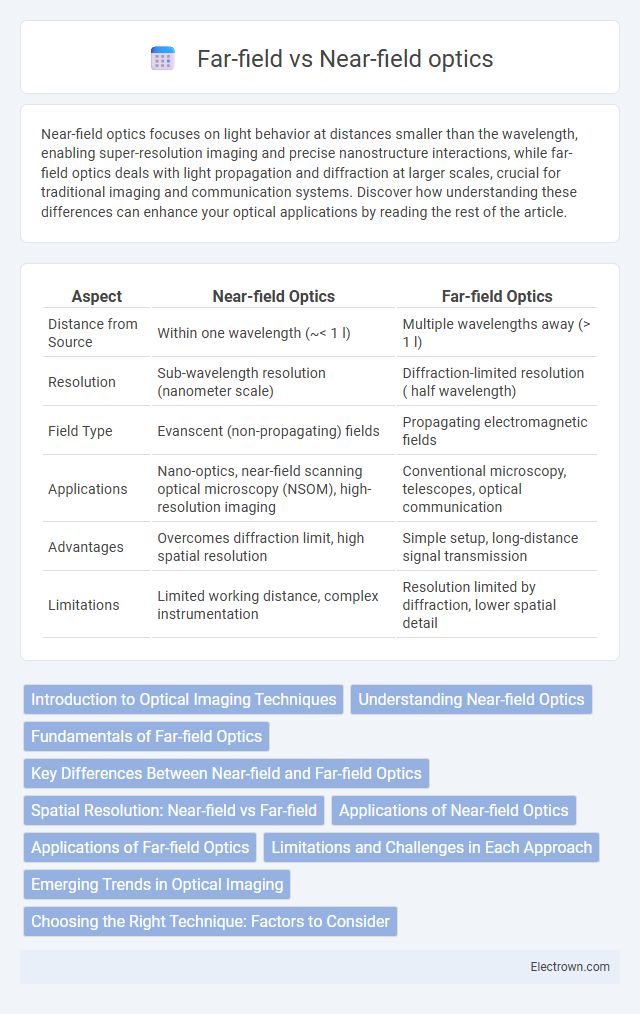 Far-field vs Near-field optics in Optoelectronics - What is The Difference?