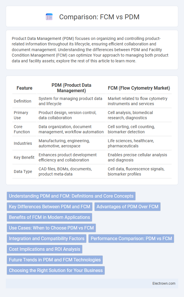 Comparison: FCM vs PDM in Automotive Electronics - What is The Difference?