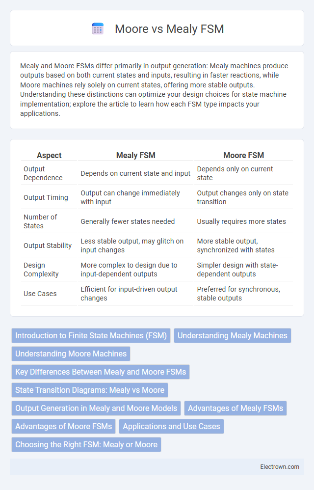 Moore vs Mealy FSM in Digital Electronics - What is The Difference?