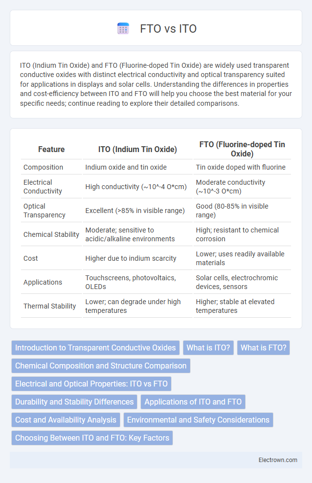 FTO vs ITO in Electronic Materials - What is The Difference?