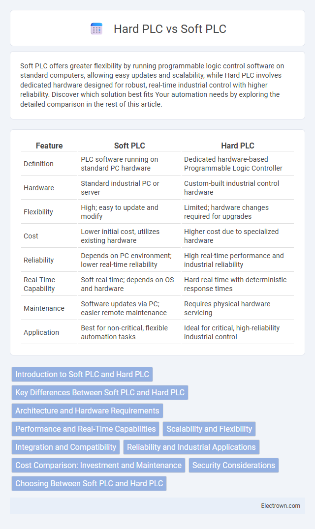 Hard PLC vs Soft PLC in Industrial Electronics - What is The Difference?
