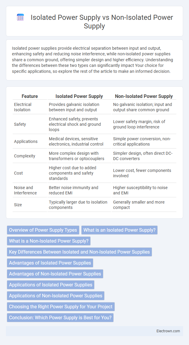 Isolated Power Supply vs Non-Isolated Power Supply in Industrial Electronics - What is The Difference?