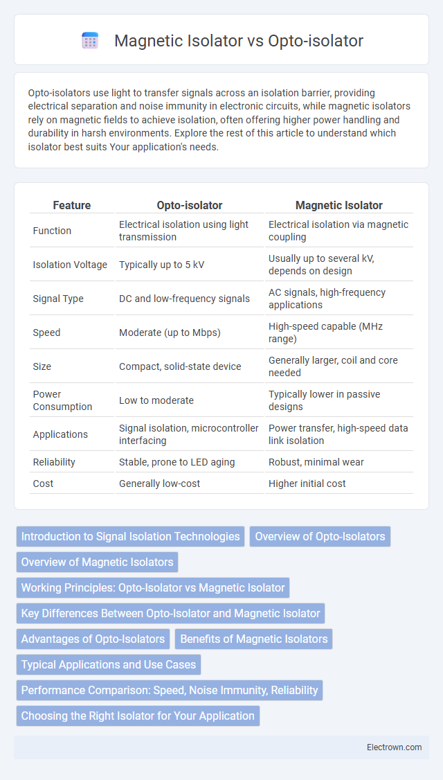 Magnetic Isolator vs Opto-isolator in Communication Electronics - What is The Difference?