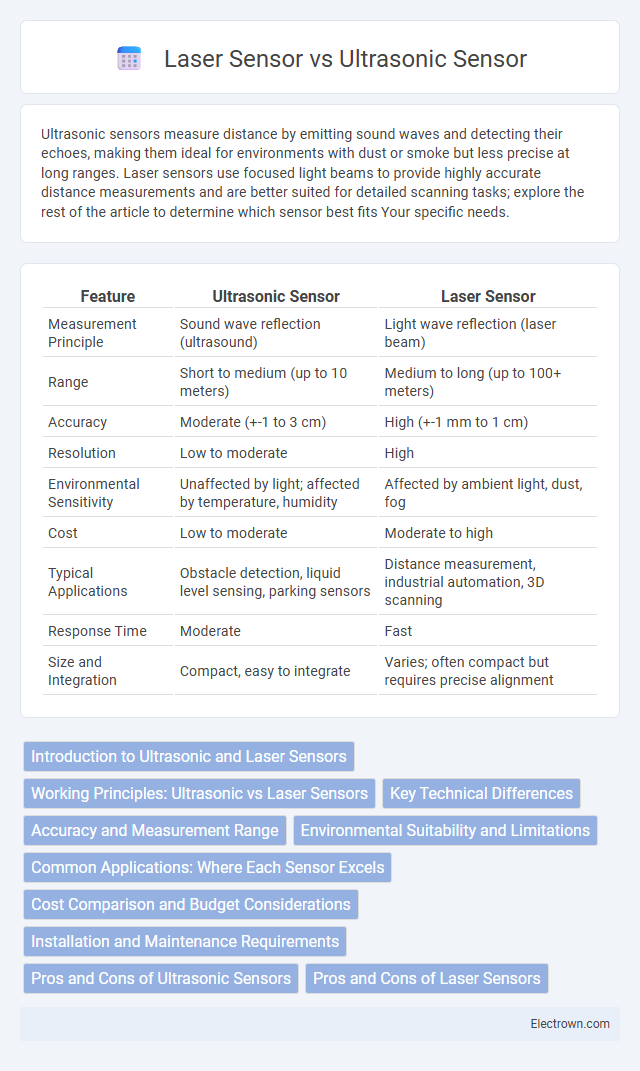 Laser Sensor vs Ultrasonic Sensor in Industrial Electronics - What is The Difference?