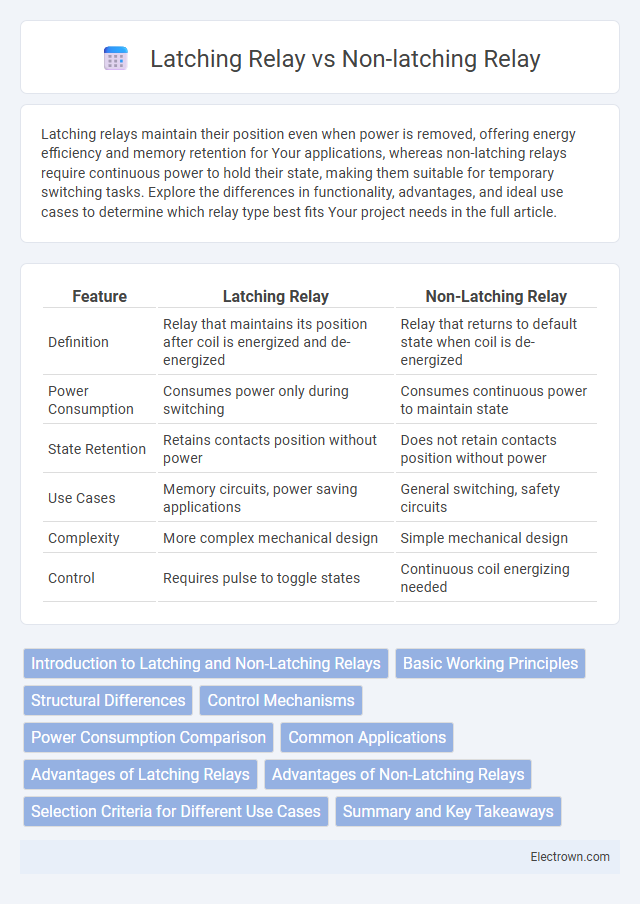 Latching Relay vs Non-latching Relay in Communication Electronics - What is The Difference?