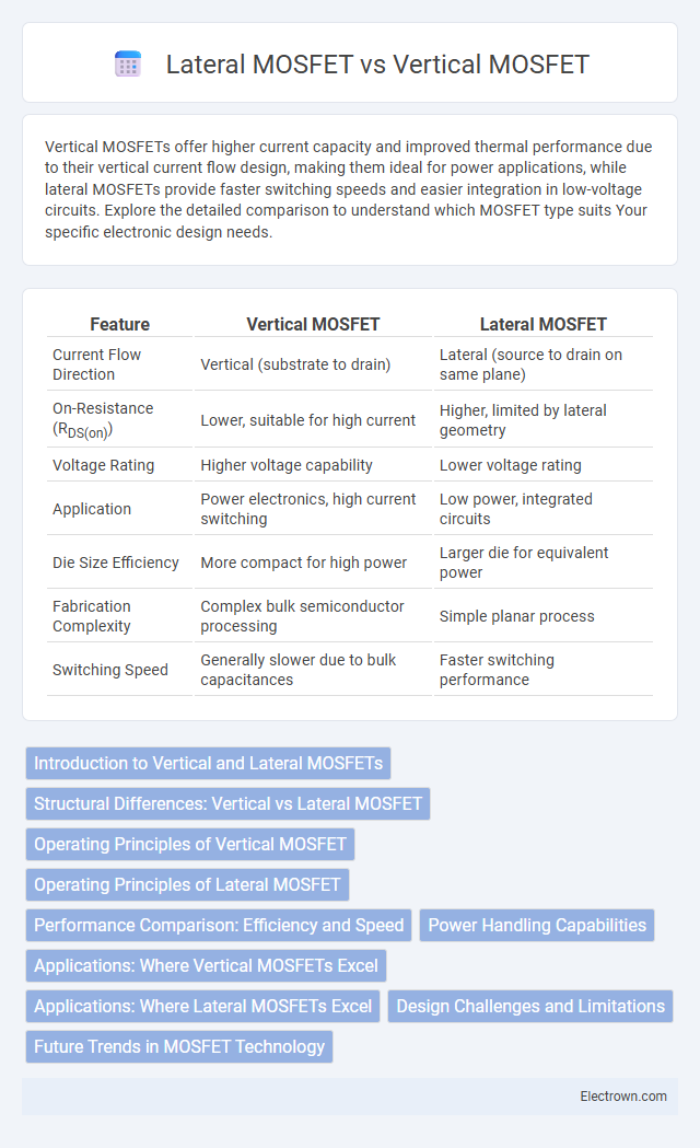 Lateral MOSFET vs Vertical MOSFET in Solid-State Electronics - What is The Difference?