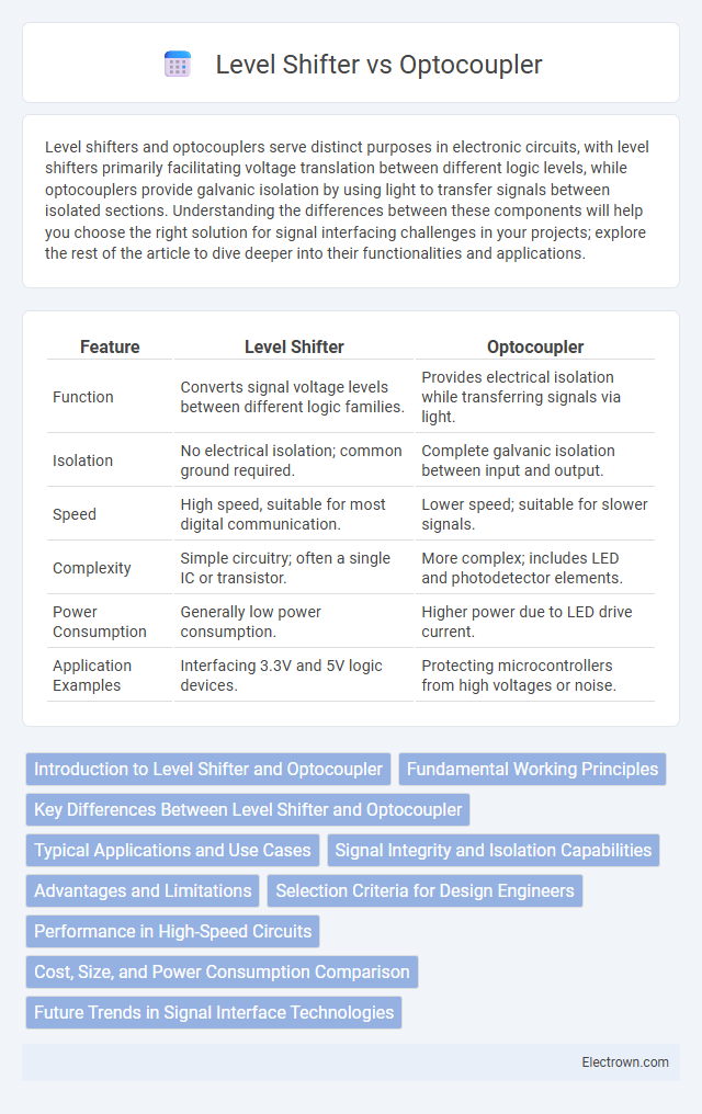 Level Shifter vs Optocoupler in Embedded Systems - What is The Difference?