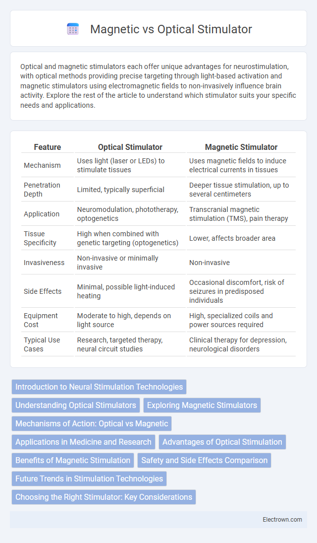 Magnetic vs Optical Stimulator in Biomedical Electronics - What is The Difference?