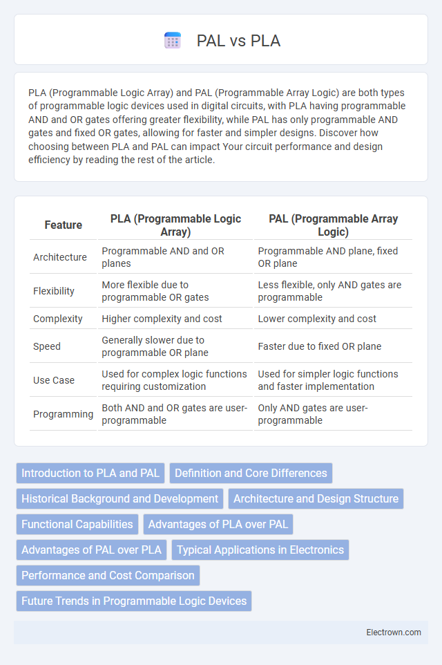 PAL vs PLA in Digital Electronics - What is The Difference?