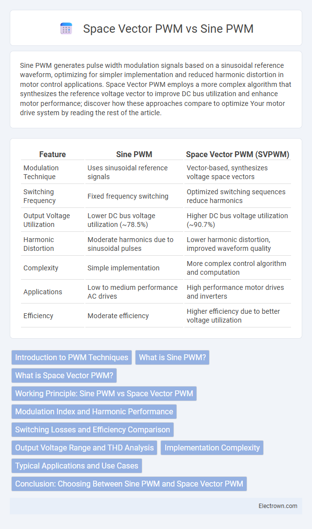 Space Vector PWM vs Sine PWM in Power Electronics - What is The Difference?