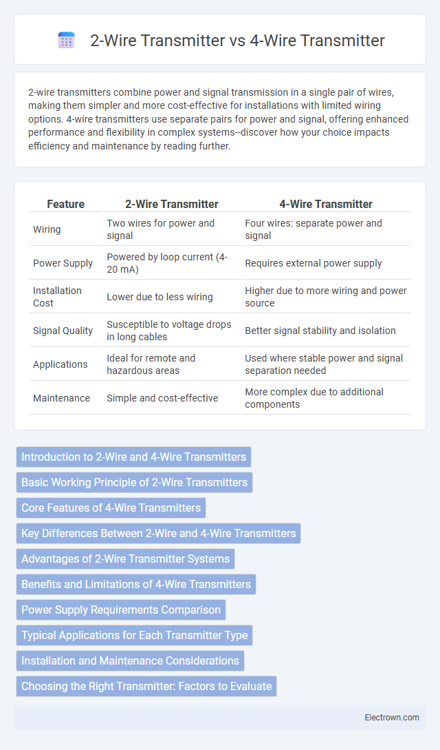 2-Wire Transmitter vs 4-Wire Transmitter in Instrumentation Electronics - What is The Difference?