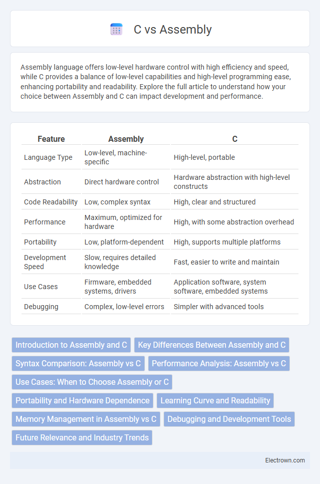 C vs Assembly in Embedded Systems - What is The Difference?