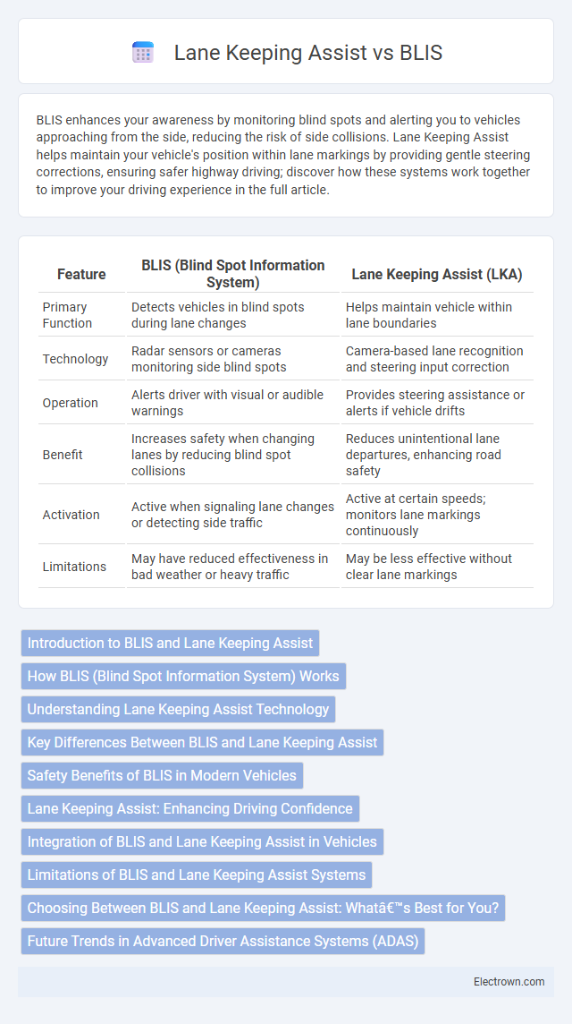 Lane Keeping Assist vs BLIS in Automotive Electronics - What is The Difference?