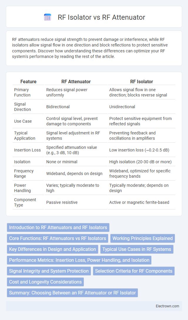 RF Isolator vs RF Attenuator in Radio-Frequency (RF) Electronics - What is The Difference?