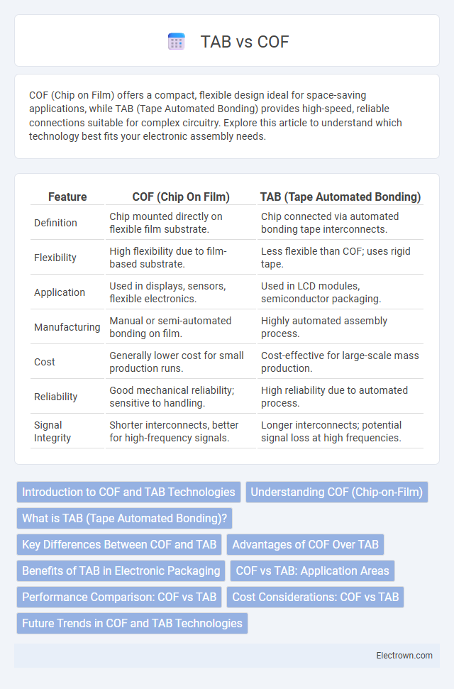 TAB vs COF in Electronic Materials - What is The Difference?