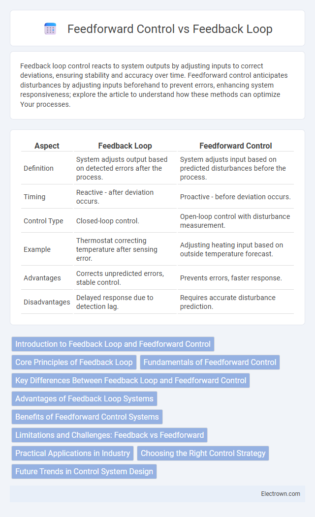 Feedforward Control vs Feedback Loop in Circuit Design - What is The Difference?