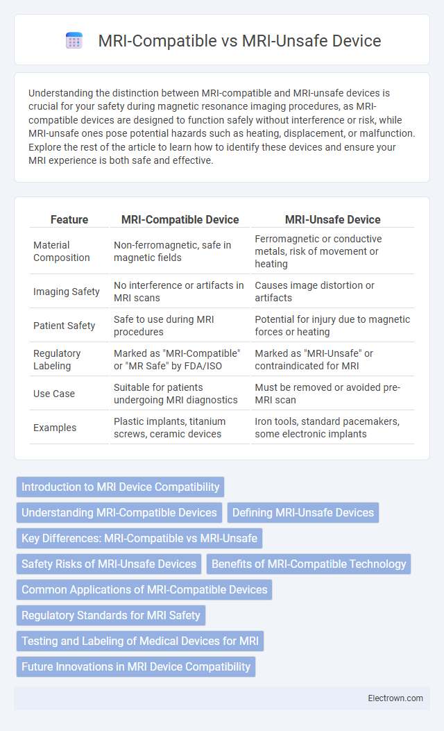 MRI-Compatible vs MRI-Unsafe Device in Biomedical Electronics - What is The Difference?