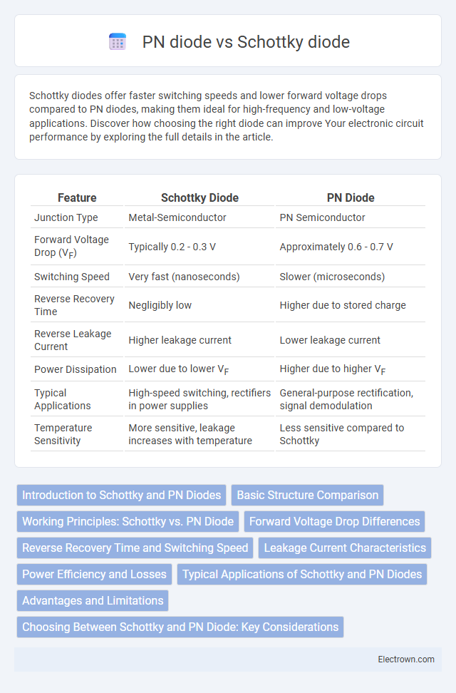 PN diode vs Schottky diode in Solid-State Electronics - What is The Difference?