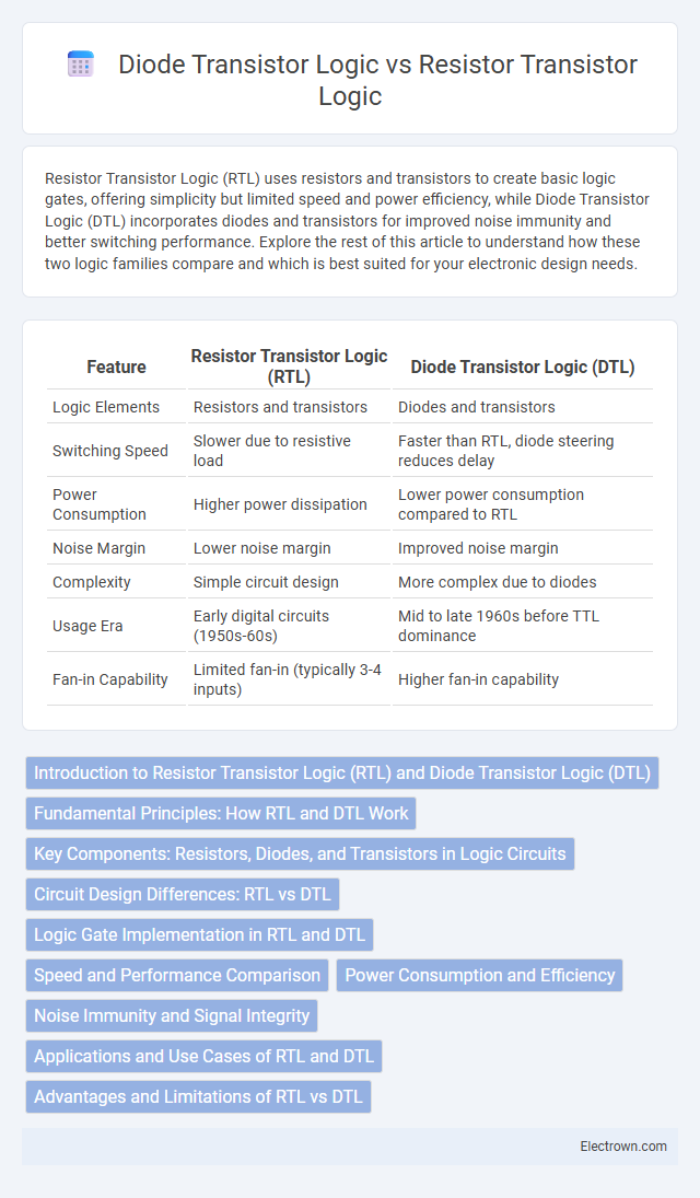 Diode Transistor Logic vs Resistor Transistor Logic in Solid-State Electronics - What is The Difference?