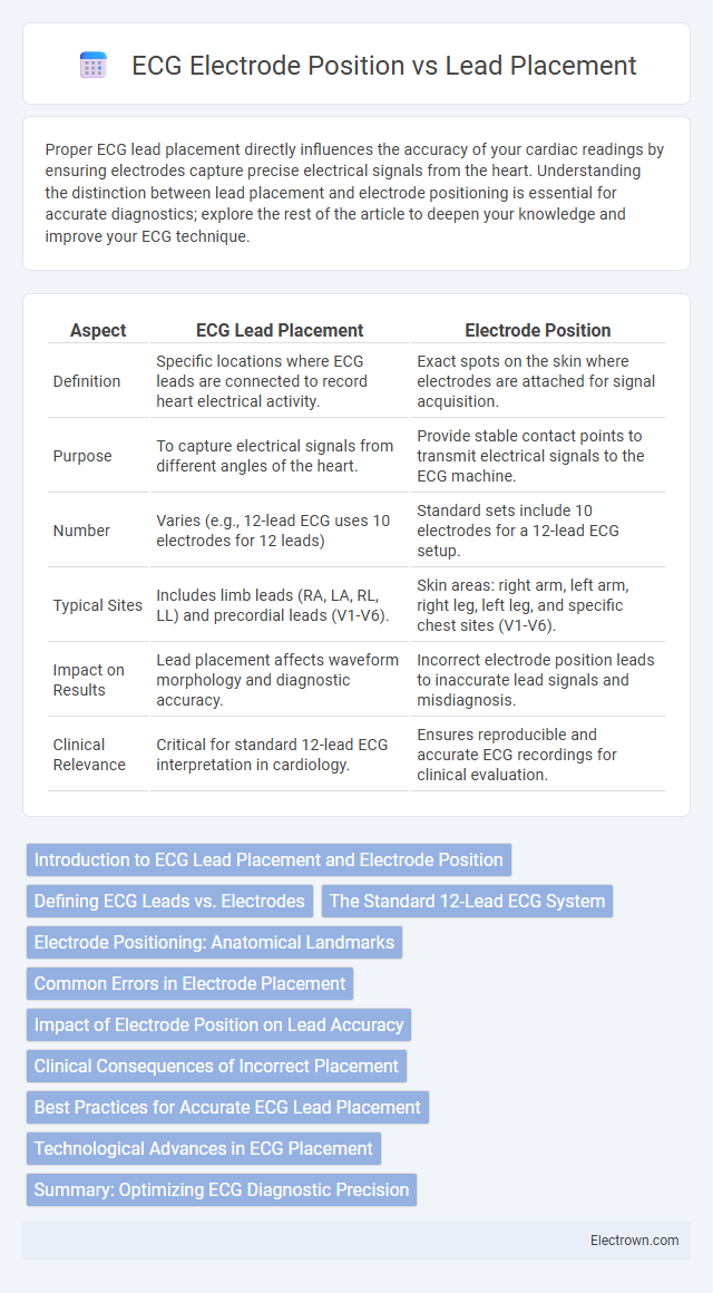 ECG Electrode Position vs Lead Placement in Biomedical Electronics - What is The Difference?