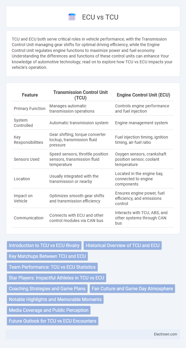 ECU vs TCU in Automotive Electronics - What is The Difference?