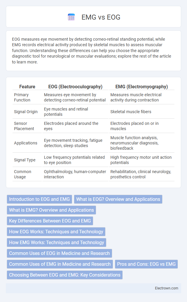 EMG vs EOG in Biomedical Electronics - What is The Difference?