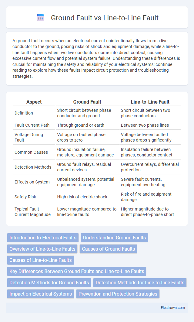 Ground Fault vs Line-to-Line Fault in Power Electronics - What is The Difference?