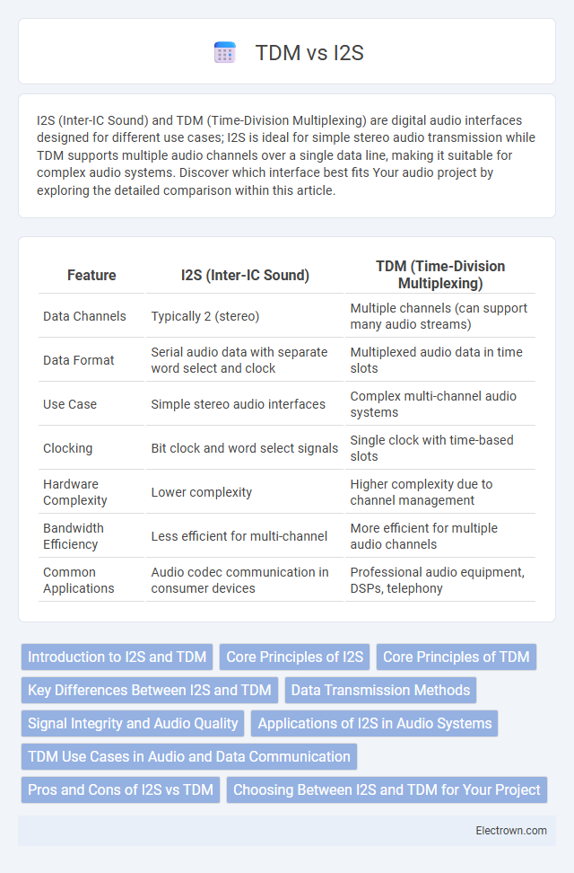 TDM vs I2S in Embedded Systems - What is The Difference?