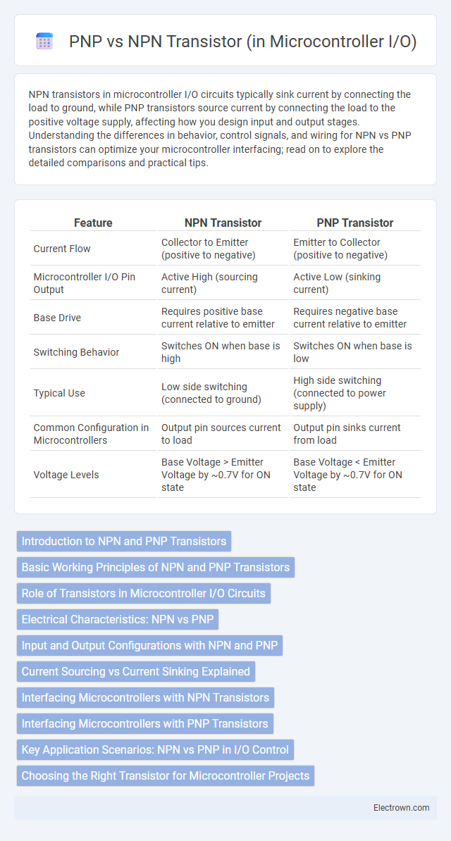 PNP vs NPN Transistor (in Microcontroller I/O) in Embedded Systems - What is The Difference?