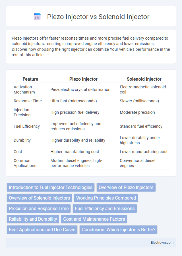 Piezo Injector vs Solenoid Injector in Automotive Electronics - What is The Difference?