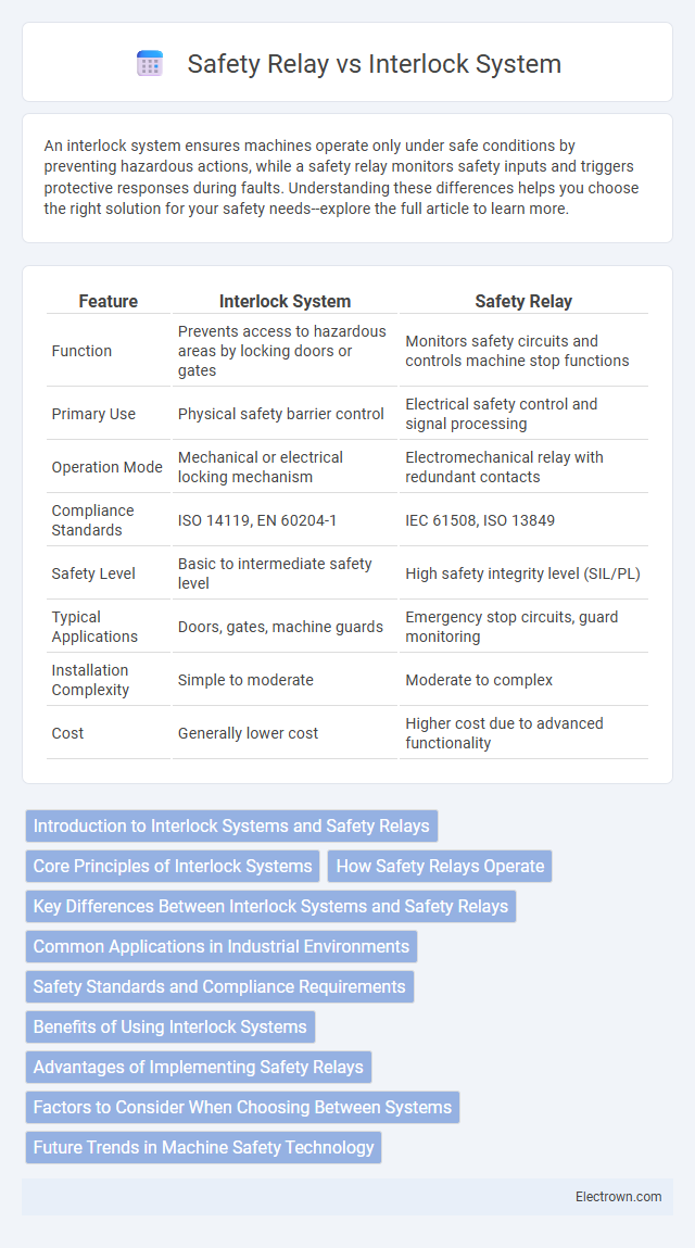 Safety Relay vs Interlock System in Instrumentation Electronics - What is The Difference?