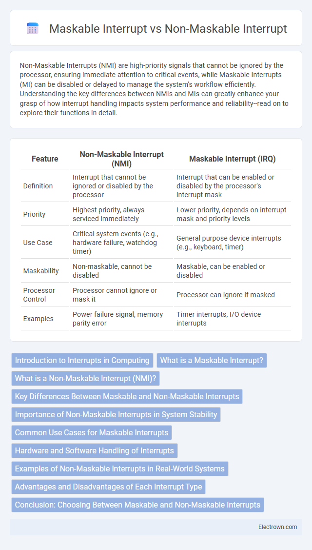 Maskable Interrupt vs Non-Maskable Interrupt in Embedded Systems - What is The Difference?