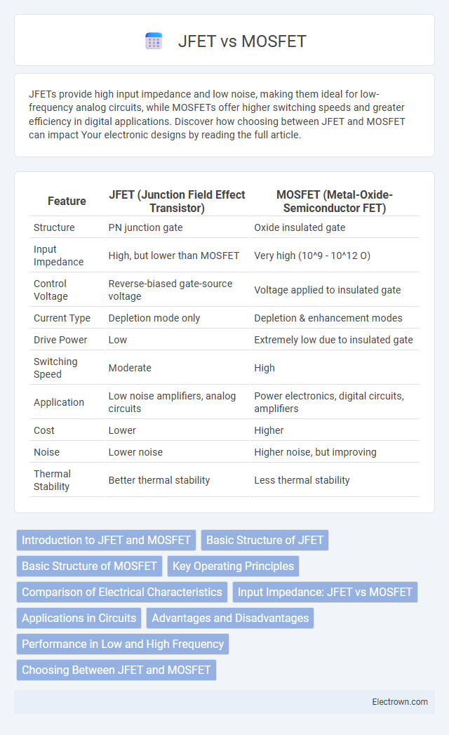 JFET vs MOSFET in Analog Electronics - What is The Difference?