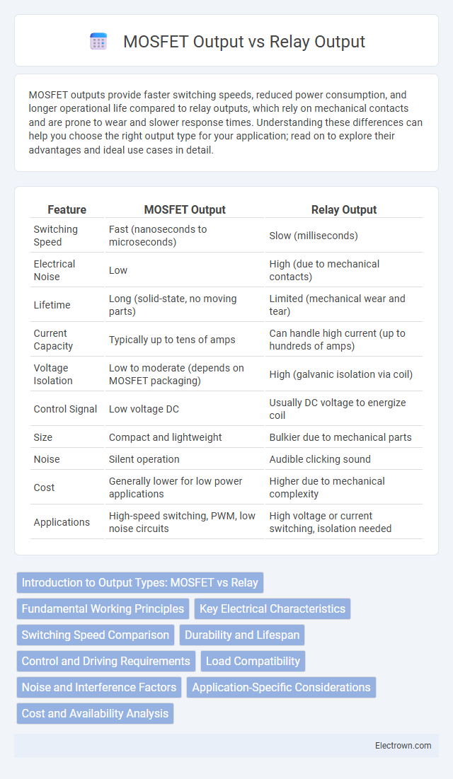 MOSFET Output vs Relay Output in Instrumentation Electronics - What is The Difference?
